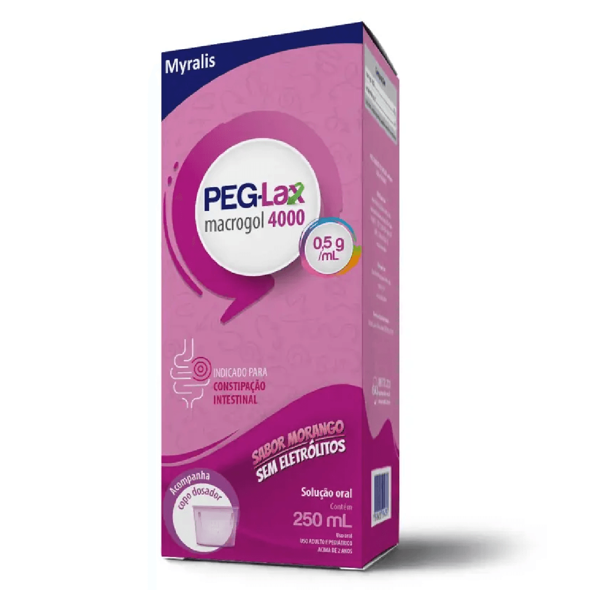 Peg-Lax 4000 0,5g/ml solução oral 250ml - Imagem 1