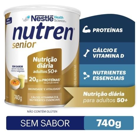 Suplemento Alimentar Nutren Senior sem Sabor 740g - Imagem 1