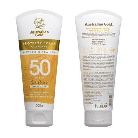 Protetor Solar Corporal Australian Gold FPS50 Gel Creme 200g - Imagem 3