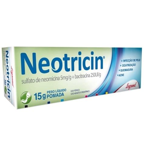 Neotricin Pomada 5mg + 250UI 15g - Imagem 1