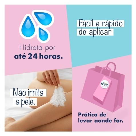 Folhas para Depilação Corporal Veet Pele Normal e Seca 12 Unidades - Imagem 4