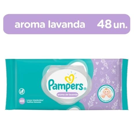 Lenços Umedecidos Pampers Aroma de Lavanda 48 Unidades - Imagem 5