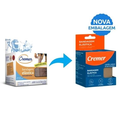 Bandagem Elástica Cremer Isenta de Látex 7,6cmx4,5m 1 Unidade - Imagem 2