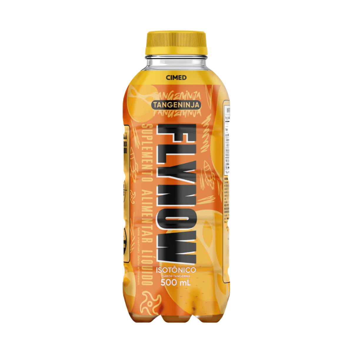 Isotônico Flynow Tangeninja Sabor Tangerina 500ml - Imagem 1
