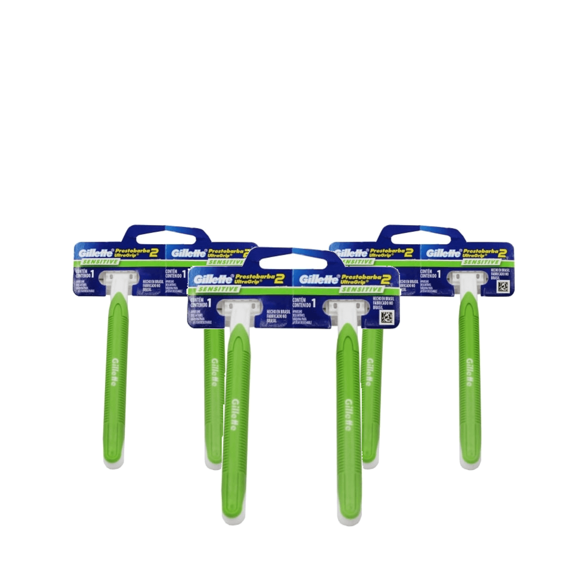 Kit 3 Unidades Aparelho de Barbear Gillette Prestobarba UltraGrip 2 Sensitive 2 Unidades - Imagem 1