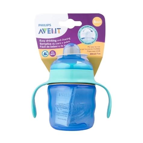 Copo Transição Avent Easy Sip 6m+ Azul 200ml - Imagem 1