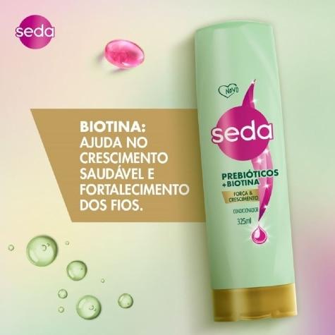 Condicionador Seda Força e Crescimento Cabelos Quebradiços 325ml - Imagem 2