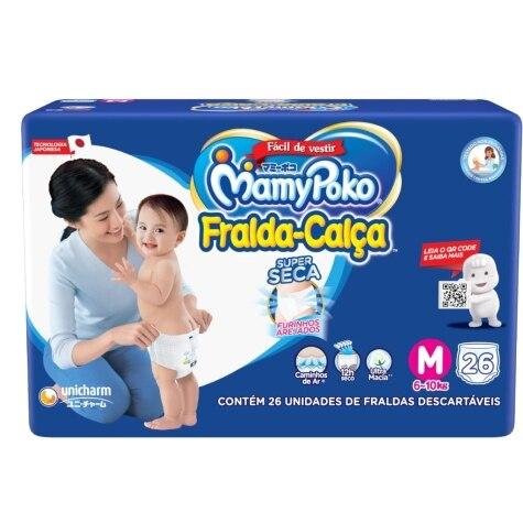 Fralda Calça MamyPoko Super Seca M 26 Unidades - Imagem 1