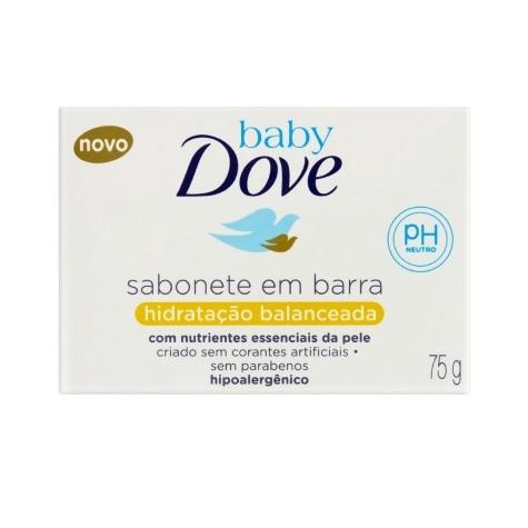 Sabonete em Barra Baby Dove Hidratação Balanceada 75g - Imagem 1
