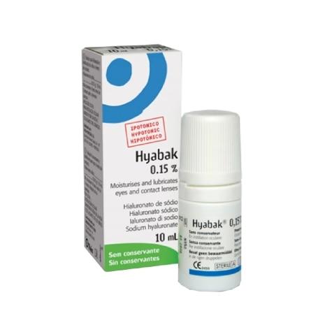 Hyabak 0,15% Solução Oftálmica 10ml - Imagem 1