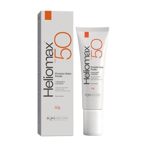 Protetor Solar Facial Heliomax FPS50 Fluido Incolor 50g - Imagem 2