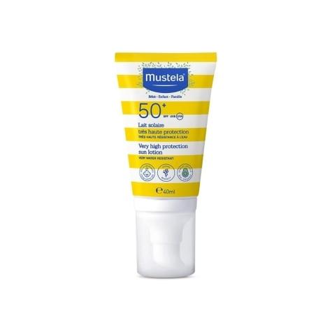 Protetor Solar Facial e Corporal Mustela Bebê FPS50+ 40ml - Imagem 1