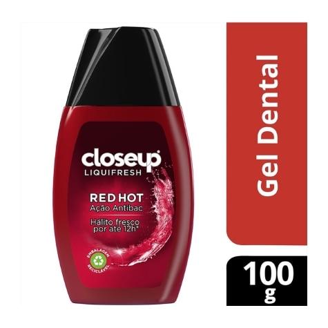 Gel Dental Close Up Liquifresh Red Hot 100g - Imagem 1