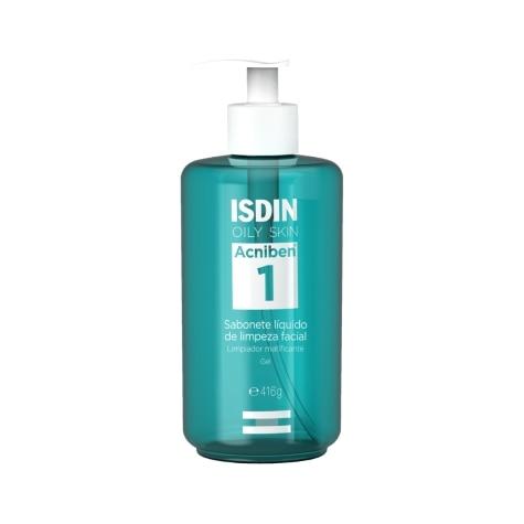 Sabonete Líquido Acniben Isdin Oily Skin Facial 416g - Imagem 1