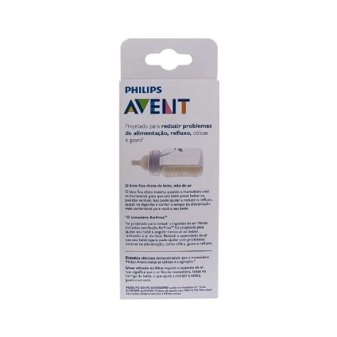 Mamadeira Avent Anti-Colic AirFree 1m+ 260ml - Imagem 3