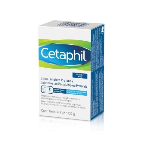 Sabonete em Barra Cetaphil Limpeza Profunda Rosto e Corpo 127g - Imagem 1
