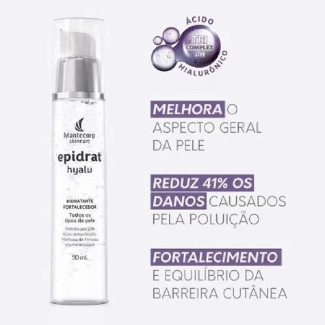 Creme Hidratante Epidrat Hyalu Facial 50ml - Imagem 2