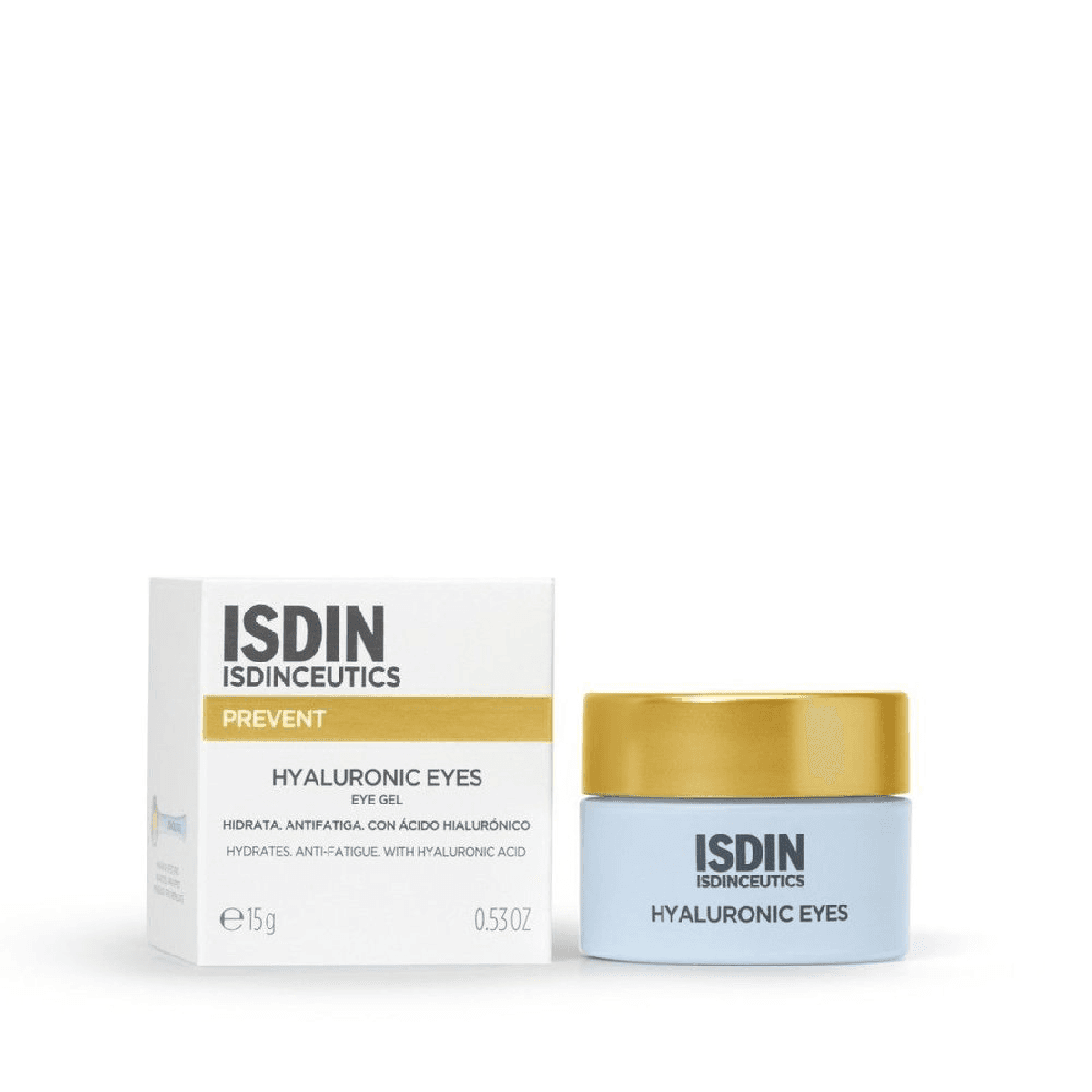 Gel Refrescante Antissinais para o Contorno dos Olhos Isdinceutics Hyaluronic Eyes 15g - Imagem 1