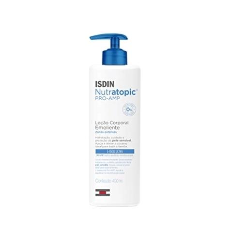 Loção Corporal Emoliente Isdin Nutratopic Pro-AMP 400ml - Imagem 1