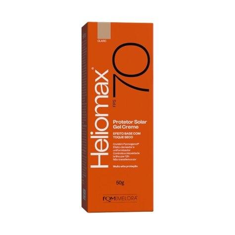Protetor Solar Facial Heliomax FPS70 Gel Creme Cor Claro 50g - Imagem 1