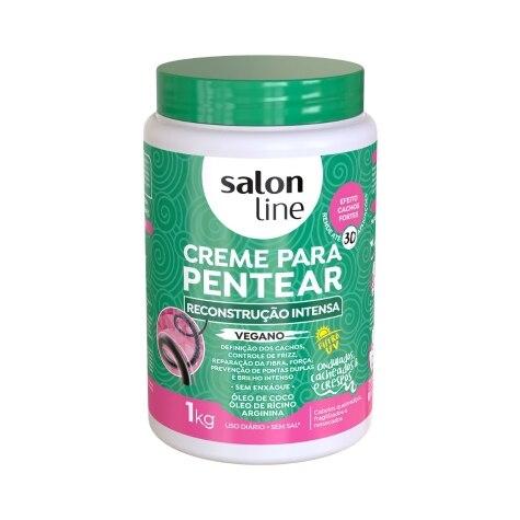 Creme de Pentear Salon Line Reconstrução Intensa Cabelo Quimicamente Tratado 1kg - Imagem 1