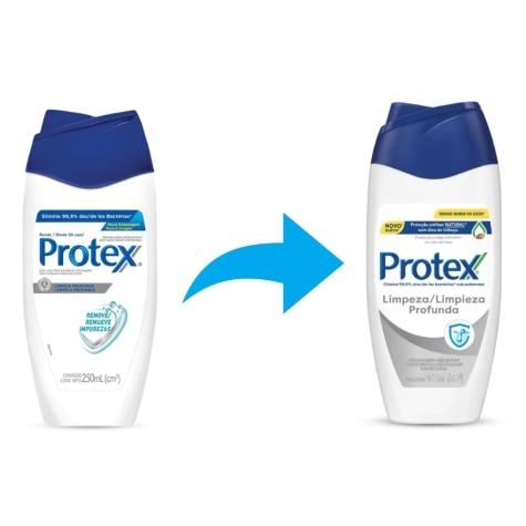 Sabonete Antibacteriano Líquido Protex Limpeza Profunda 250ml - Imagem 2