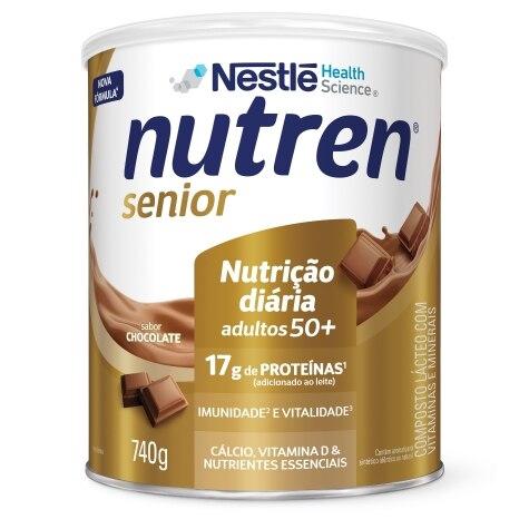 Complemento Alimentar Nutren Senior Sabor Chocolate 740g - Imagem 3