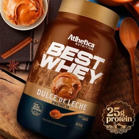 Whey Atlhetica Nutrition Best Whey Sabor Dulce de Leche Premium 900g - Imagem 2