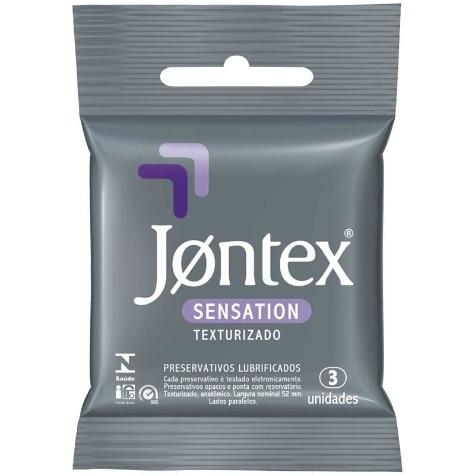 Preservativo Jontex Sensation 3 Unidades - Imagem 1