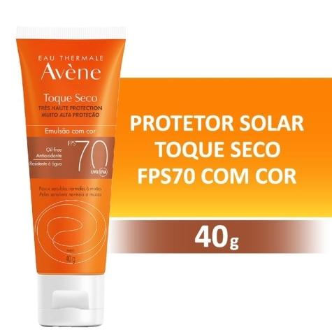 Protetor Solar Facial Avène Toque Seco FPS70 Emulsão Com Cor 40g - Imagem 2