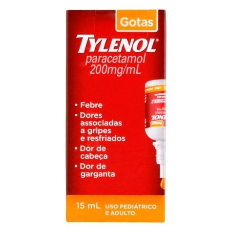 Tylenol Gotas 200mg 15ml - Imagem 3
