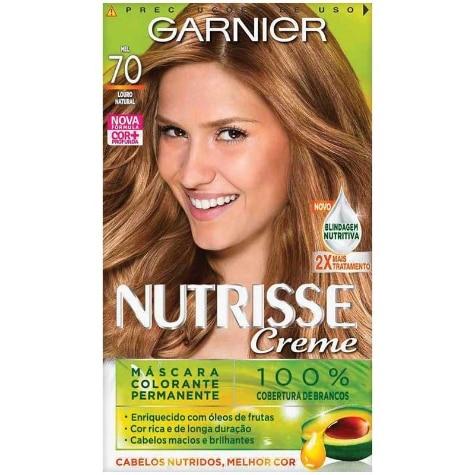 Tintura Nutrisse Garnier Creme 70 Louro Natural 137ml - Imagem 1