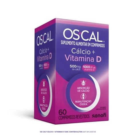 Os-Cal D 500mg + 1.000UI 60 Comprimidos Revestidos - Imagem 2