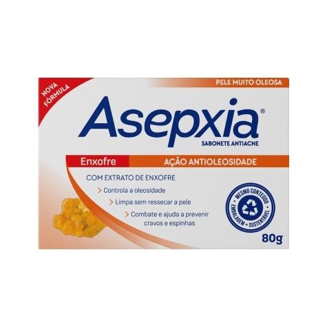 Sabonete em Barra Asepxia Enxofre Ação Antioleosidade 80g - Imagem 1
