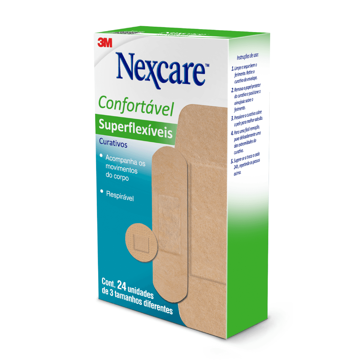 Curativo Nexcare Superflexível Variados 24 Unidades - Imagem 2