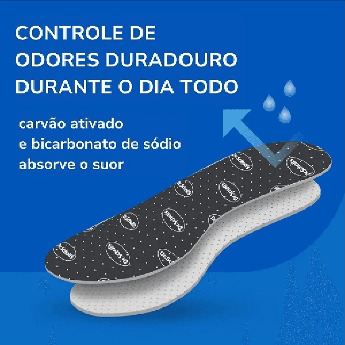 Palmilha Anti Odor Odor-X Dr. Scholls - Imagem 2