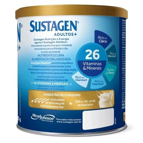 Complemento Alimentar Sustagen Adultos+ Sabor Baunilha 400g - Imagem 4