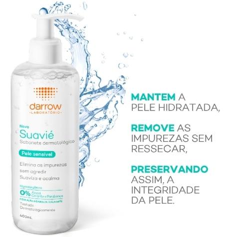 Sabonete Líquido Suavié Pele Sensível Facial 400ml - Imagem 5