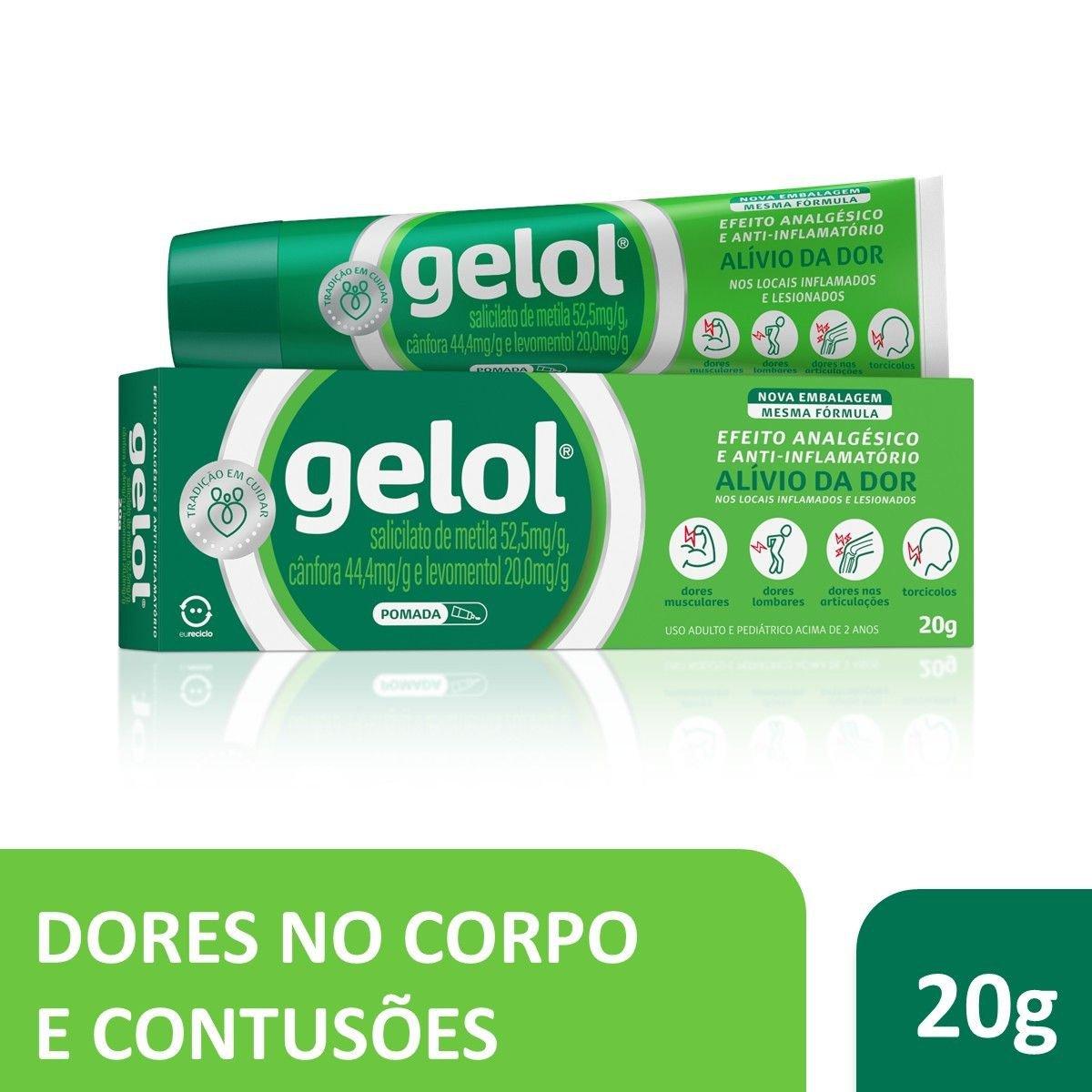 Gelol Pomada 20g - Imagem 1