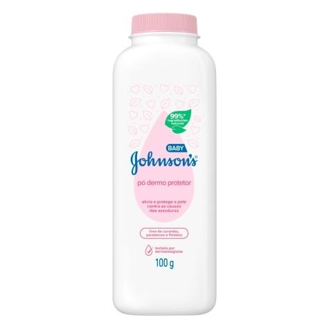 Talco Dermo Protetor Johnson's & Johnson's Baby 100g - Imagem 1