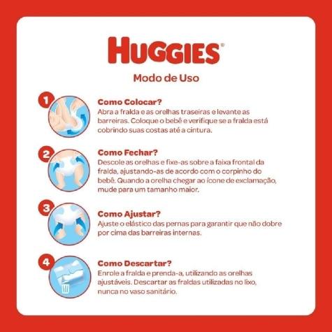 Fralda Huggies Supreme Care G 58 Unidades - Imagem 2