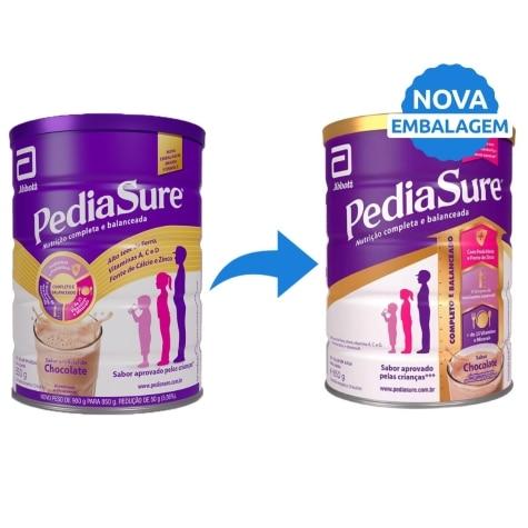 Complemento Alimentar Pediasure Sabor Chocolate 850g - Imagem 3