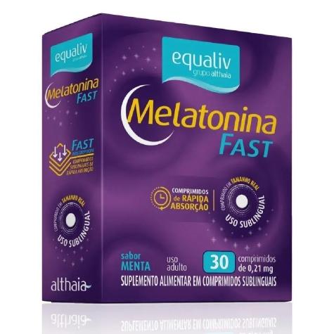 Melatonina 210mcg Equaliv 30 Comprimidos - Imagem 1