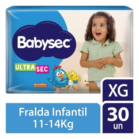Fralda Babysec Galinha Pintadinha Ultrasec XG 30 Unidades - Imagem 1
