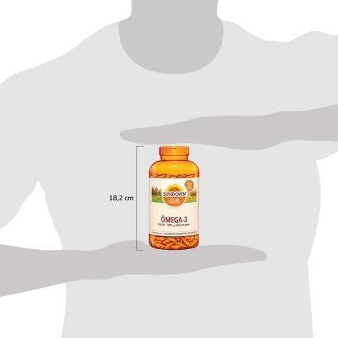 Ômega-3 Fish Oil 1000mg Sundown 320 Cápsulas - Imagem 7