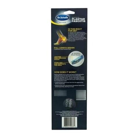 Palmilha Dr. Scholl's Plantar Fascite Pain Relief Men 1 Par - Imagem 3