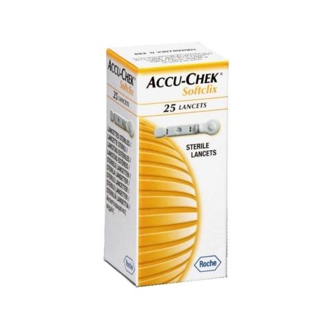 Lanceta Accu-Chek SoftClix 25 Unidades - Imagem 1