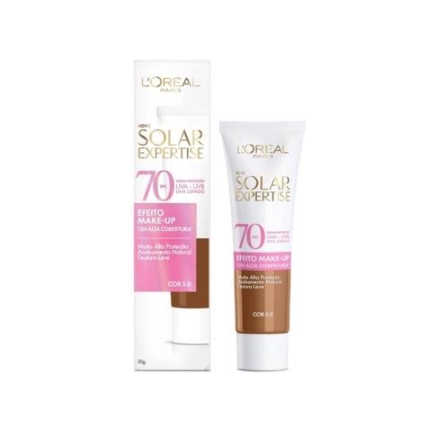 Protetor Solar Facial L'Oréal Solar Expertise Efeito Make Up 5.0 FPS70 30g - Imagem 1