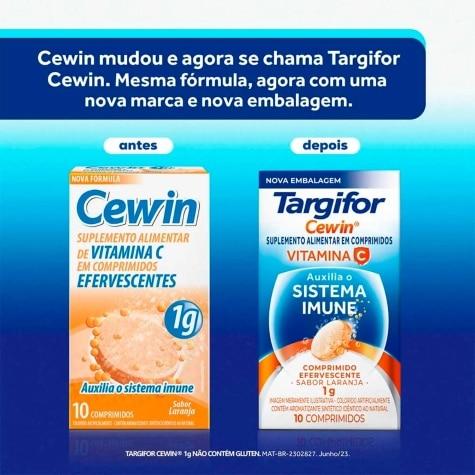 Targifor Cewin 1g 10 Comprimidos Efervescentes - Imagem 2