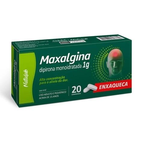 Maxalgina 1g 20 Comprimidos - Imagem 1